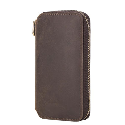 Vintage Handmade Leather Watch Storage Bag